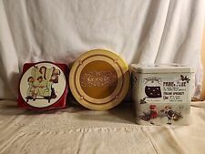 Vintage Candy Metal Tins Lot of 3 picture