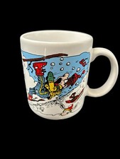 Snow Skiing Out of Control Coffee Tea Mug GARY PATTERSON Japan Thought Factory picture