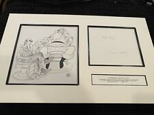 Al Hirschfeld reproduced drawing and signature picture