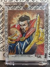 Doctor Strange Sketch 1 Of 1 Vinz El TAB Marvel Fleer Ultra Midnight Sons picture