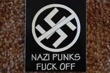 Dead Kennedys Anti racism / NAZI PUNKS F**** OFF Sticker Vinyl Decal (247) picture