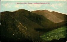 View Of Northern Peaks Presidential Range New Hampshire Antique Postcard  picture