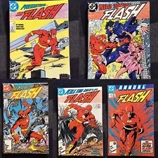 Flash (2nd Series) #1 - 4, Annual 1, (1987 DC) 2 KEYS Guice Covers Lot Of 5 picture