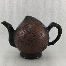 Asian Chinese Dragon Glaze Unusual  Teapot /SC41 picture