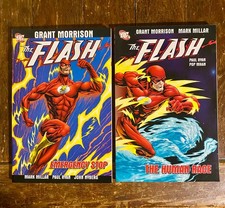 FLASH: EMERGENCY STOP & HUMAN RACE TPB ⚡| MORRISON/MILLAR COMPLETE | #130-141 picture