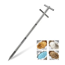 Grain Probe Sampler, Rotatable 39.5'' Seed Testing with 3 Slots picture