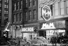 Gambling House After Dark, Butte, Montana - 1939 - Vintage Photo Print picture