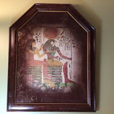 VTG. Turner Wall Art Accessory￼,Egyptian Painted Art Of Queen Nefertiti’s Tomb picture
