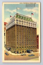 Omaha NE-Nebraska, Hotel Fontenelle, Advertising, Vintage c1950 Postcard picture