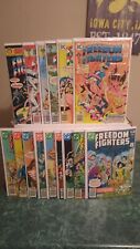 FREEDOM FIGHTERS LOT #1-15 COMPLETE RUN DC COMICS F/VF/-VF+ Or BETTER 1976-1978 picture