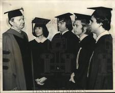 1972 Press Photo Four Summa Cum Laude graduates of Louisiana State University picture