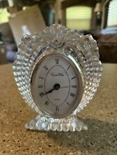 Quartz Crystal Clear Desk Clock Made In Taiwan picture
