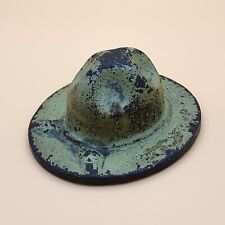Cast Iron WWI Military Campaign Hat Paperweight 1917-18 Antique US Radiator Corp picture