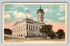 Montgomery AL-Alabama, Court House, Antique Vintage Souvenir Postcard picture