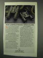 1986 Leupold Pocket Binoculars Ad picture