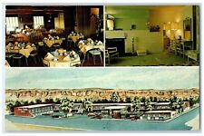 c1960's Rimrock Lodge Exterior Bed Room Dining Area Billings Montana MT Postcard picture