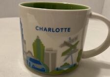 Starbucks Charlotte NC You Are Here Collection 14oz Coffee Mug Cup 2015 New picture
