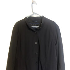 US AIRWAYS Insulated 16R Stan Herman Long Winter Lined Trench Jacket Twin Hill picture
