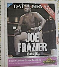 Joe Frazier Dead NY Daily News November 8 2011 🔥 picture