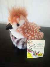 Wild Republic Audubon Series 1 Ruffed Grouse Plush Bird Tag No Sound #79416  picture