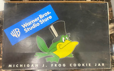 BNIB Looney Tunes Warner Bros. 1998 Michigan J. Frog Cookie Jar Vintage picture