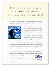 Aetna US Healthcare Health Insurance Vintage 1998 Full-Page Print Magazine Ad picture