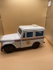 Vintage 1980s USPS  Mail Jeep Truck, Pressed Steel Bank Western Stamping Corp  picture