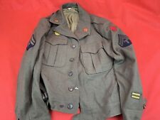Original WW2 US Named Uniform Grouping 5th Infantry Battle Of The Bulge picture