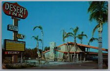 Anaheim CA Desert Inn Motel 1600 Harbor Blvd Near Disneyland c1960 Postcard picture