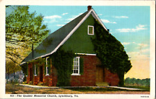 Vintage C. 1920's The Quaker Memorial Church Lynchburg Virginia VA Postcard picture