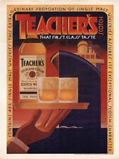 1991 Teachers Whisky: First Class Taste Vintage Print Ad picture