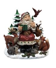 Rare Santa Claus Figurine Collectibles Christmas Porcelain 6” x 7