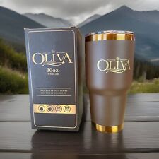 Oliva 30oz Double Wall Vacuum Insulated Mug Stainless Steel Tumbler Cup w/Lid picture