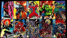 1994 Marvel Universe Trading Cards Lot Of 21 Cards Includes Clear Human Torch picture