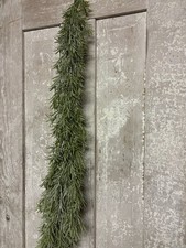 New Christmas Farmhouse Primitive ROSEMARY HERB GARLAND Greenery Swag Vine 53" picture