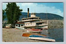 SS Sicamous, Ship, Transportation, Antique, Vintage Souvenir Postcard picture