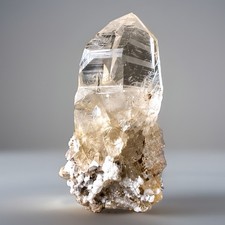 “Scar of Time” Ganesh Himalayan Quartz Growth Interference Pattern Nepal Crystal picture