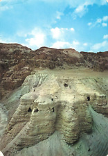 Qumran Jordan, Qumran Caves Archaeological Site, Vintage Postcard picture
