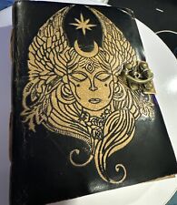 NEW Moon Goddess Leather Journal 5x7
