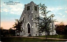  Postcard Chapel St. Lawrence State Hospital Ogdensburg NY New York        G-357 picture