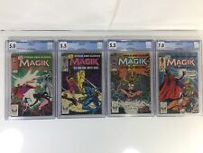 MAGIK Complete Series #1 - #4 CGC Graded MARVEL 1983 STORM & ILLYANA  picture