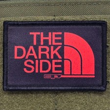 The Dark Side Patch Moral Tactical Meme Vader Star USA Wars Hook & Loop 3x2 picture