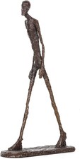 Bronze Giacometti's Walking Man Statue Famous Abstract 10"H, picture