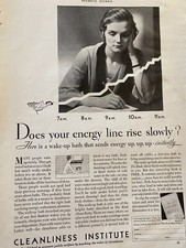 Cleanliness Institute Booklet, Full Page Vintage Print Ad picture