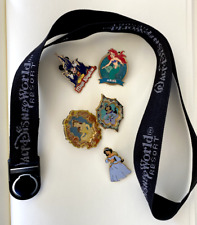 Lot 5: Vintage Disney Princess/Micky Mouse Pins and Lanyard 02, 03, 04 picture