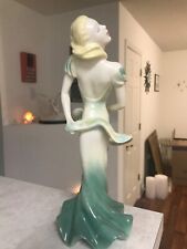 1940s style dancing woman figurine/vintage/ceramic girl picture