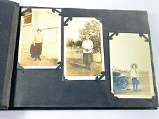 Antique 1920's Photo Album (130+) Rosalia Kansas KS funny girls bicycle picture