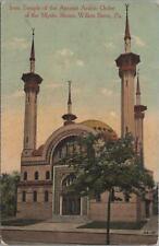 Postcard Irem Temple Ancient Arabic Order Mystic Shrine Wilkes Barre PA  picture