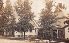 RPPC Sunbury OH Ohio Baptist Church Delaware County Photo Vtg Postcard X9 picture