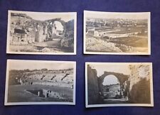 Lot of 4 RPPC Black & White Real Photo Postcards of Siracusa, Italy picture